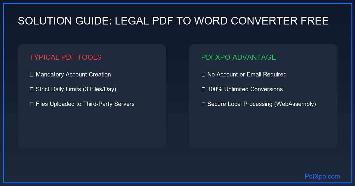 법률 PDF Word 변환 기밀 보안