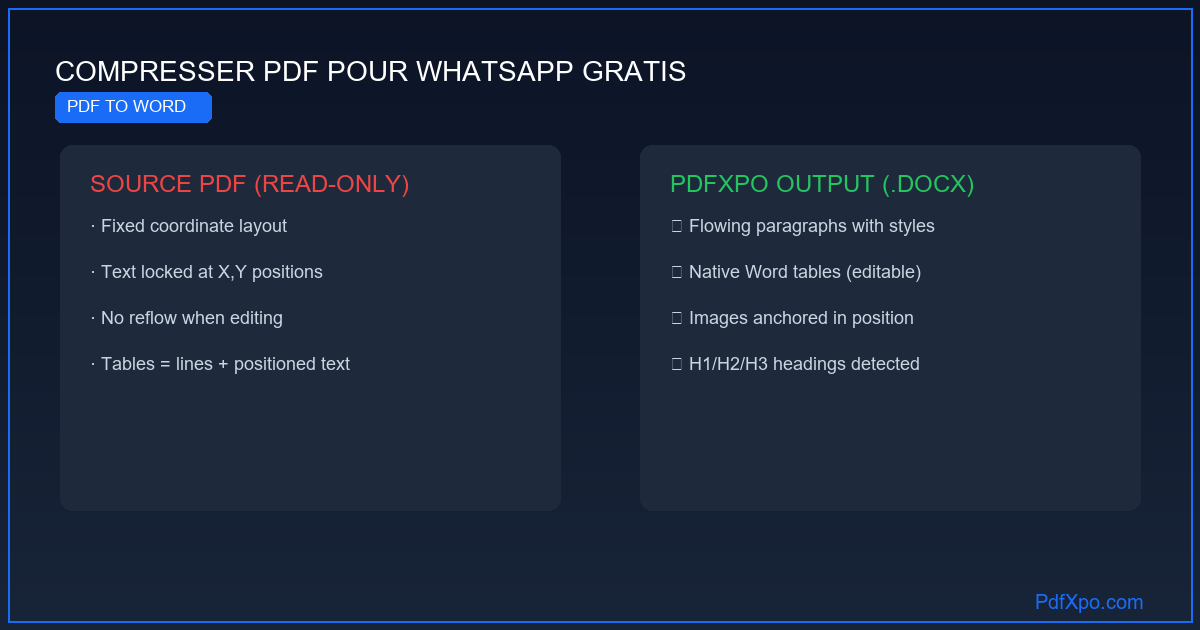Compresser PDF pour WhatsApp – gratuit