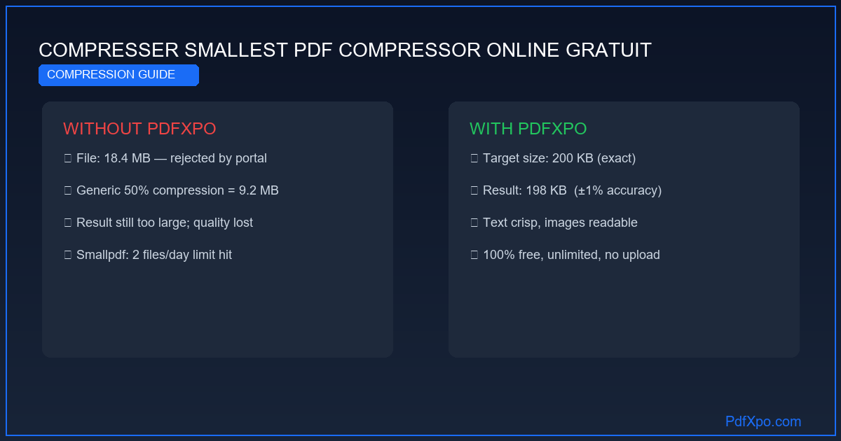 Compresseur PDF le plus compact en ligne