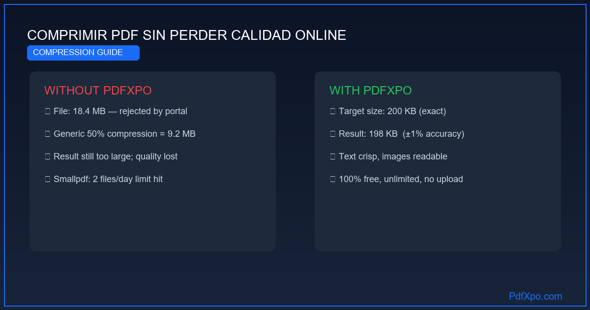 Comprimir PDF sin perder calidad – gratis en línea