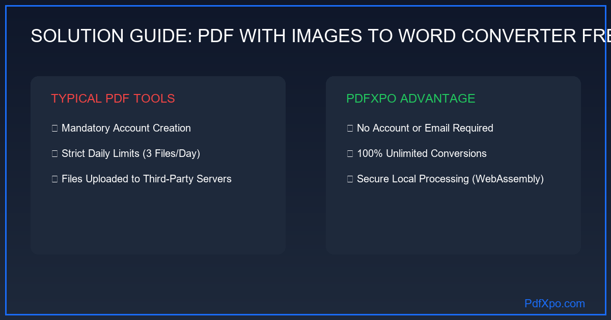이미지 포함 PDF Word 변환 고화질 유지