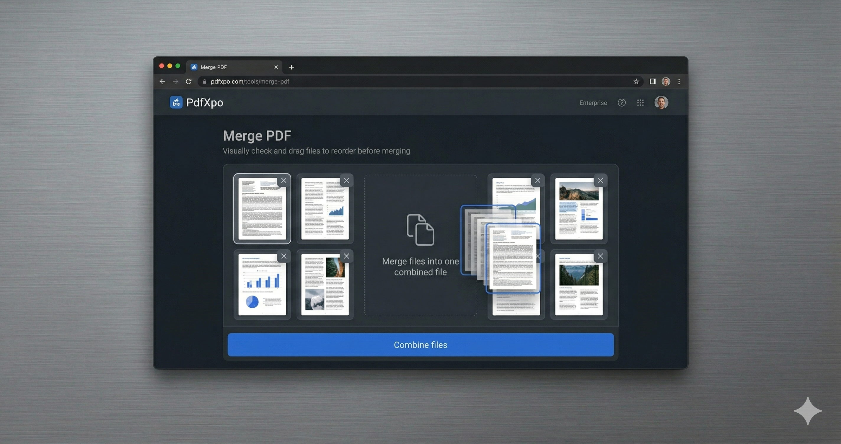 Combine PDF for a Visa Application